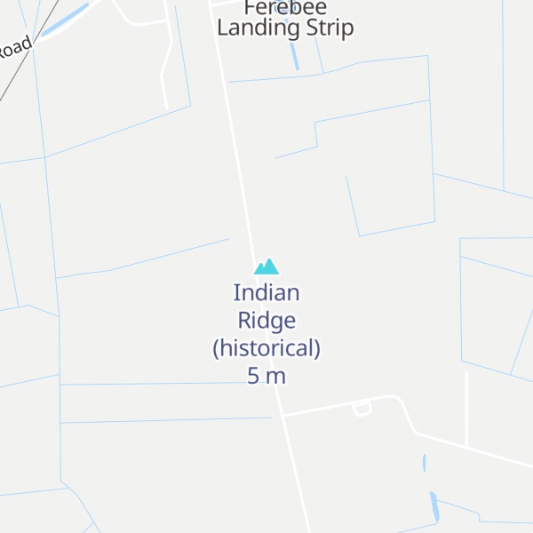 Map of Indian Ridge (historical)