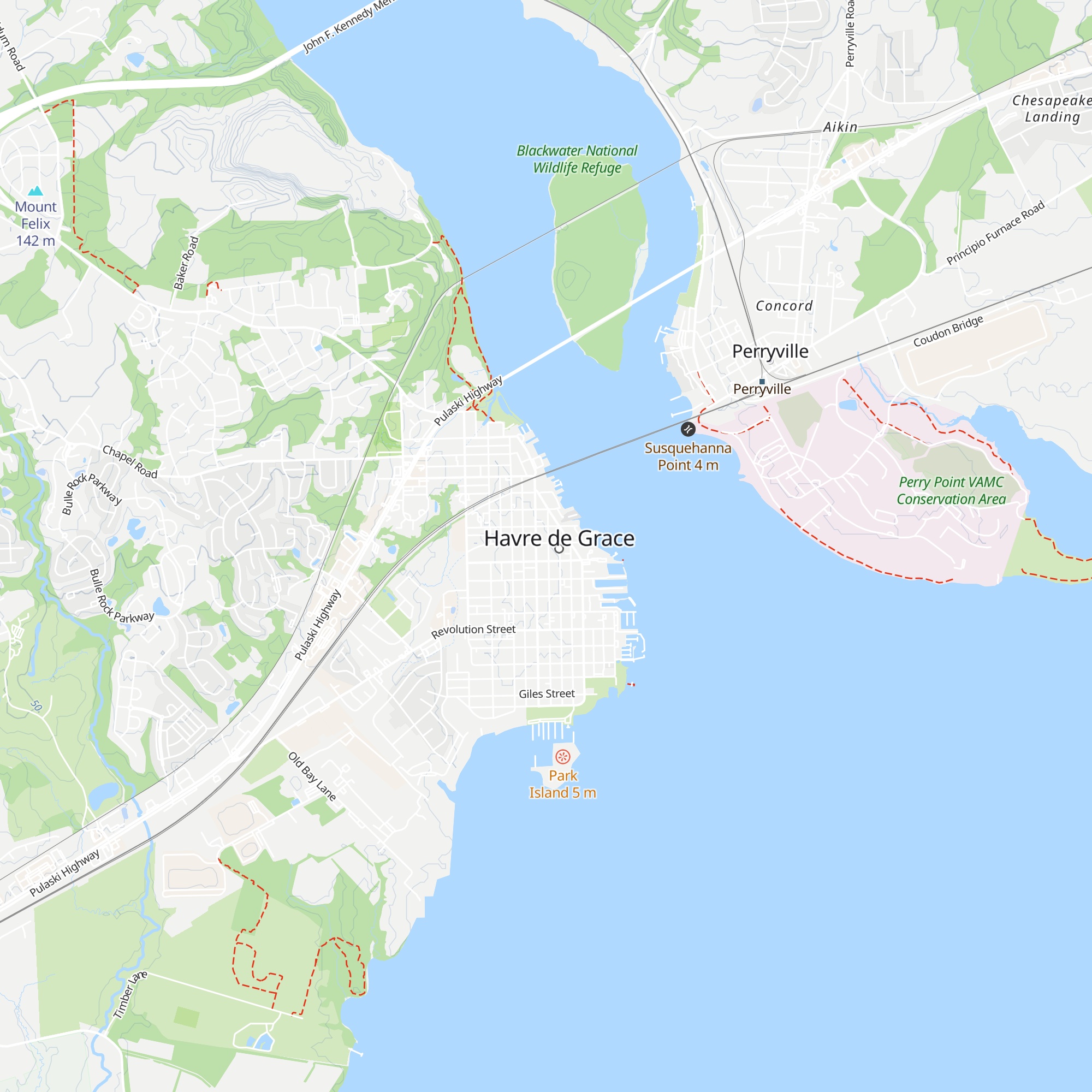 Havre de Grace Vistor's Center map