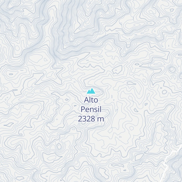 Map of Alto Pensil