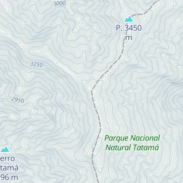 Map of Cerro Ventana