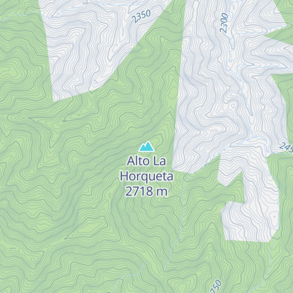 Map of Alto La Horqueta