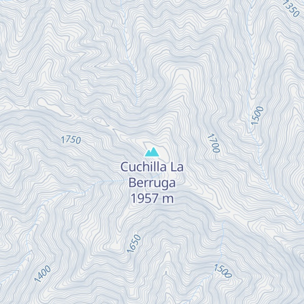 Map of Cuchilla La Berruga