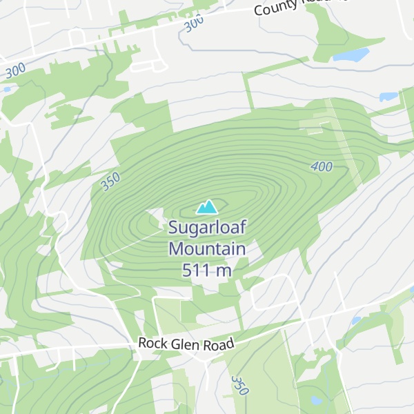 Map of Sugarloaf Mountain