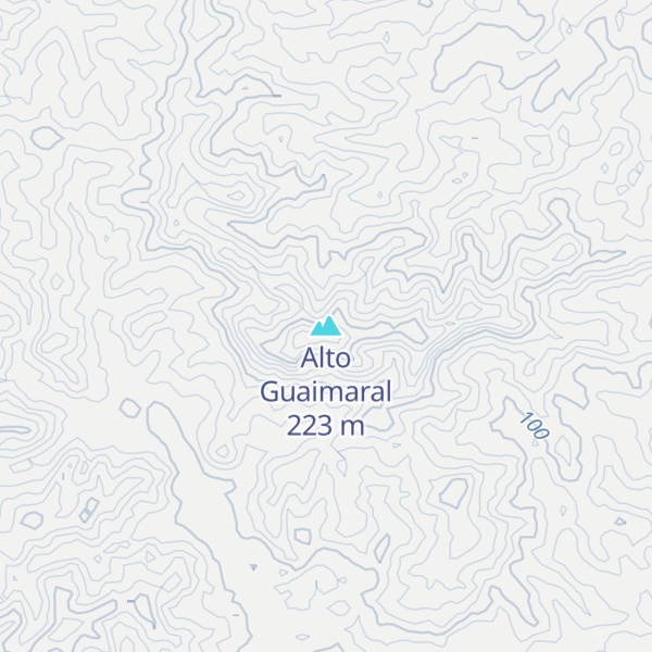 Map of Alto Guaimaral