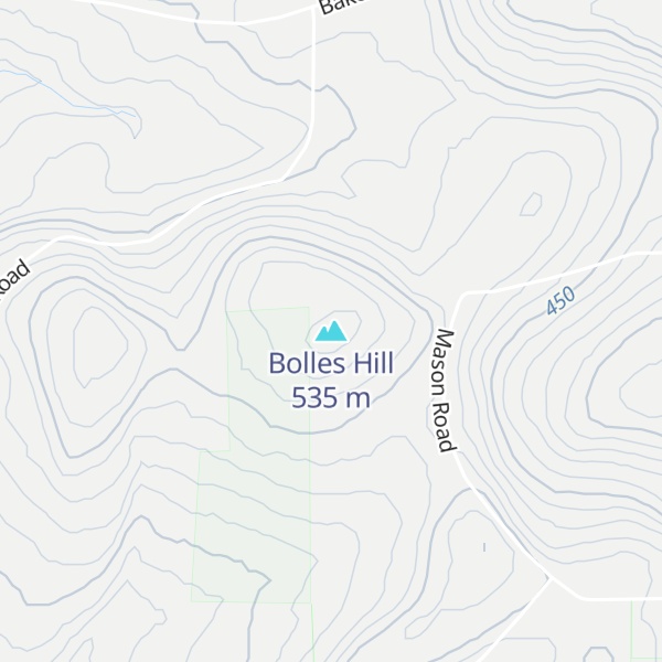 Map of Bolles Hill