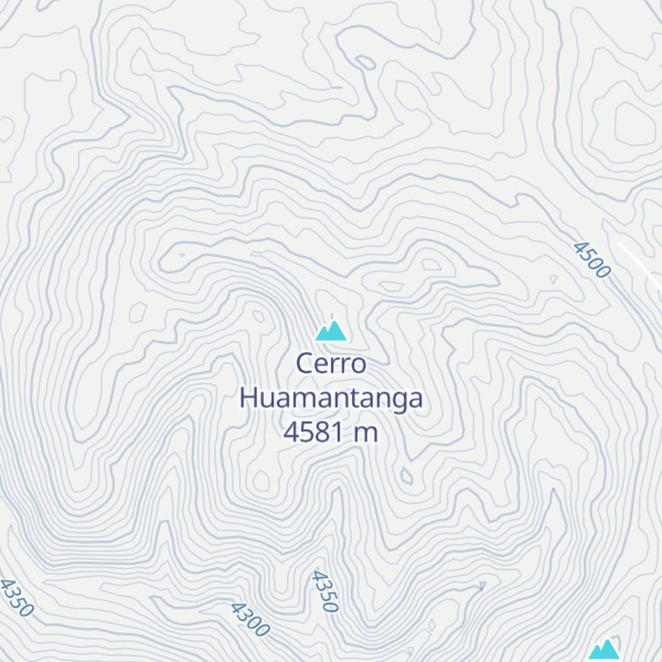 Map of Cerro Huamantanga