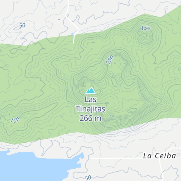 Map of Las Tinajitas
