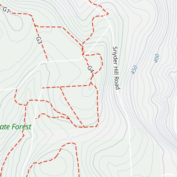 Map of Snyder Hill