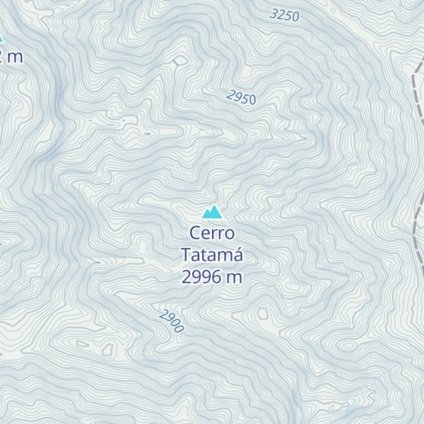Map of Cerro Tatamá