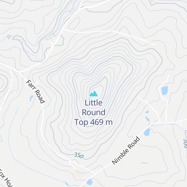 Map of Little Round Top