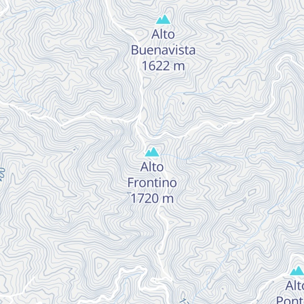 Map of Alto Frontino