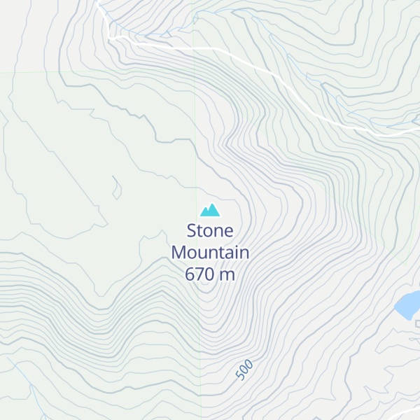 Map of Stone Mountain