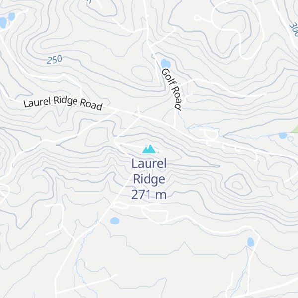 Map of Laurel Ridge