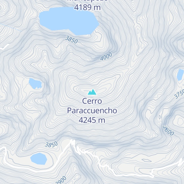 Map of Cerro Paraccuencho