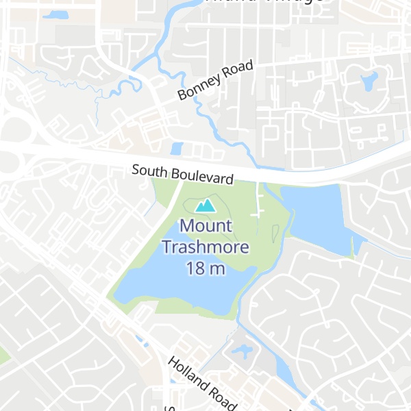 Map of Mount Trashmore