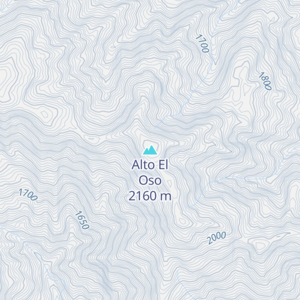 Map of Alto El Oso