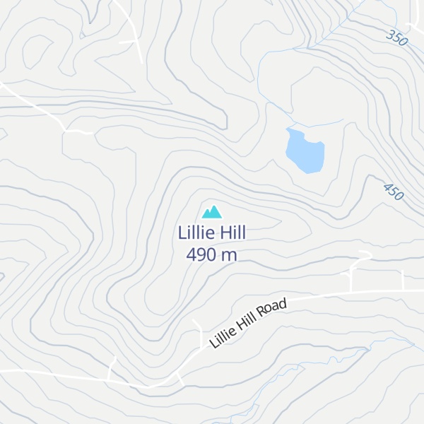 Map of Lillie Hill