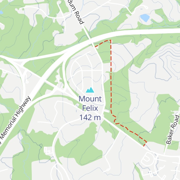 Map of Mount Felix