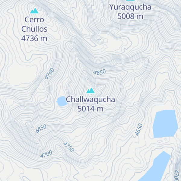Map of Challwaqucha