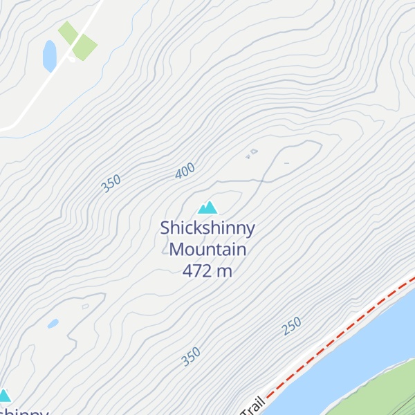 Map of Shickshinny Mountain