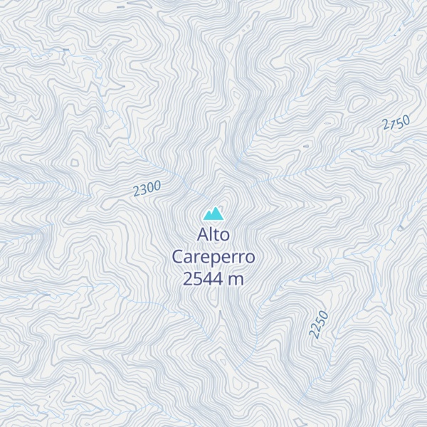 Map of Alto Careperro