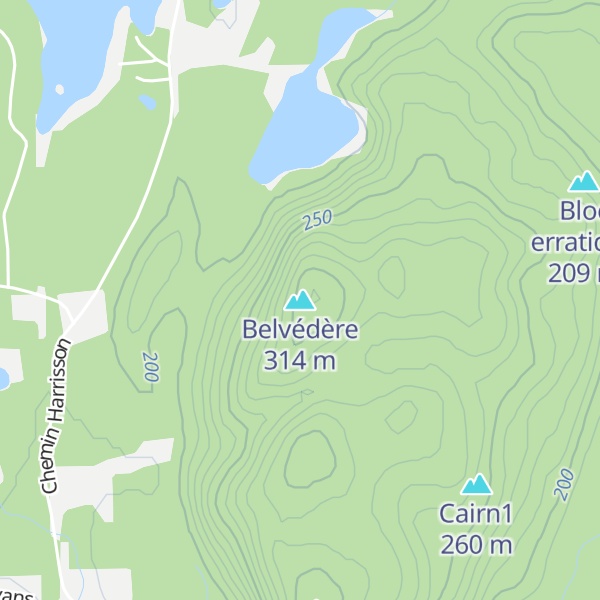 Map of Belvédère