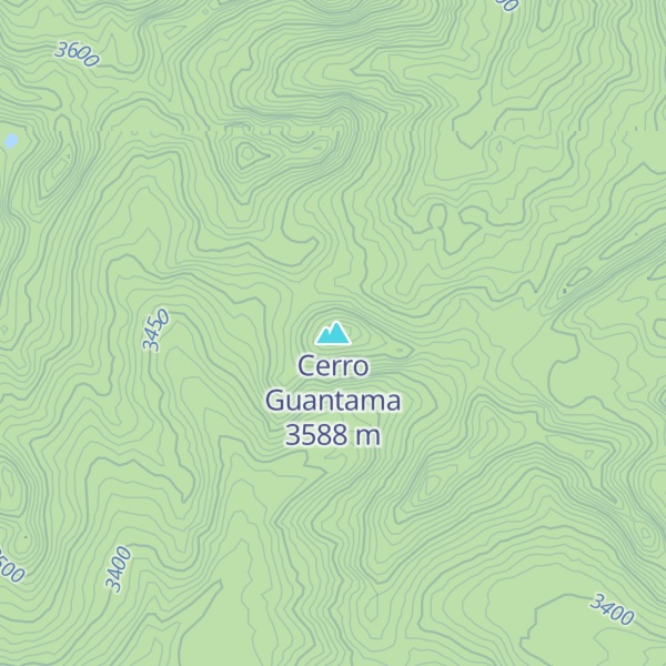 Map of Cerro Guantama