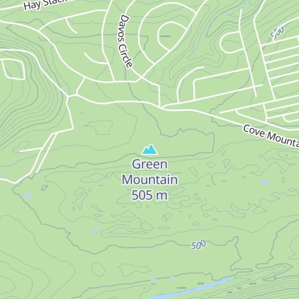 Map of Green Mountain
