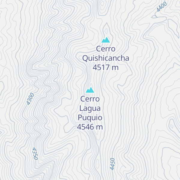 Map of Cerro Lagua Puquio
