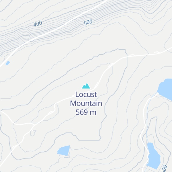 Map of Locust Mountain