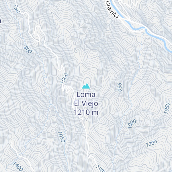 Map of Loma El Viejo