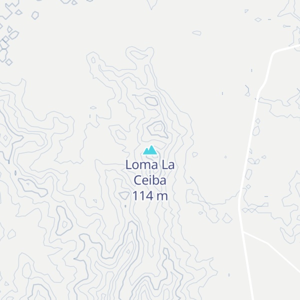 Map of Loma La Ceiba