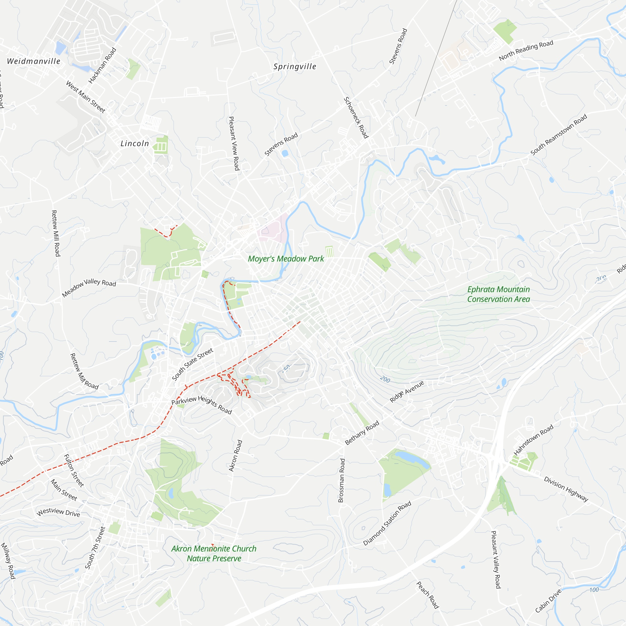 Visitor Center map