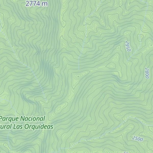 Map of Alto Plateado