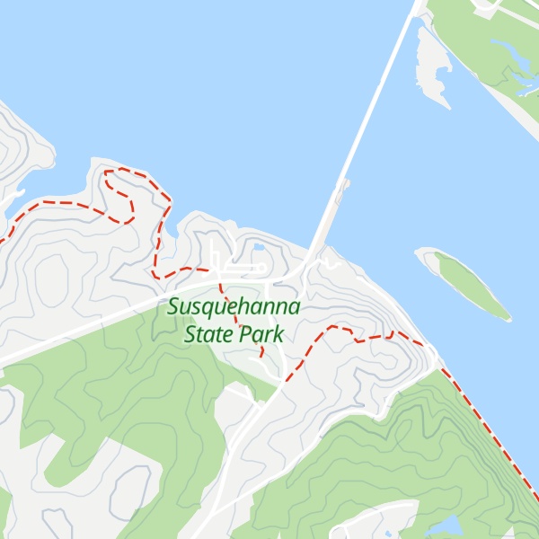 Map of Conowingo Visitor Center