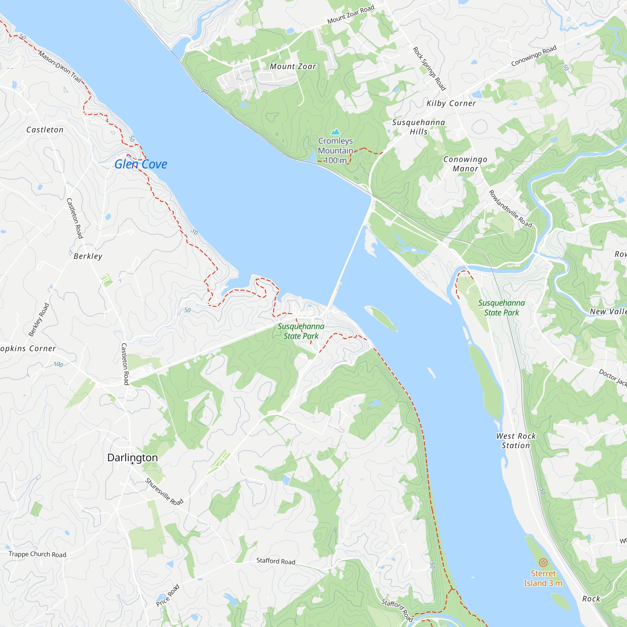 Conowingo Visitor Center map