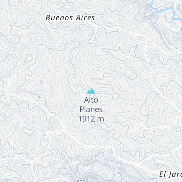 Map of Alto Planes