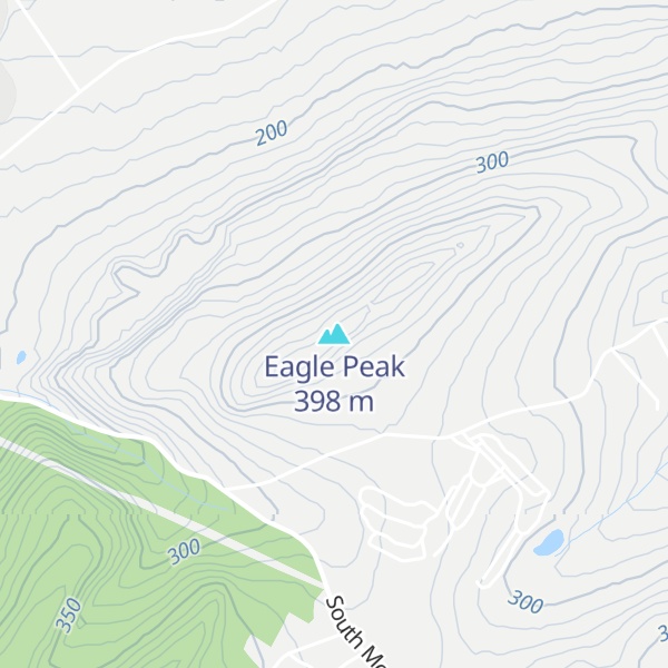 Map of Eagle Peak