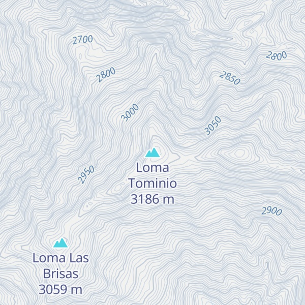Map of Loma Tominio