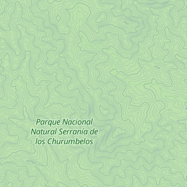 Map of Picos De La Fragua
