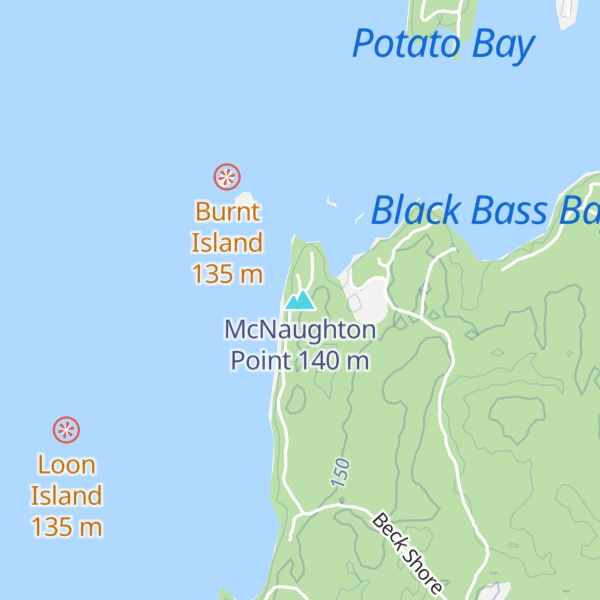 Map of McNaughton Point
