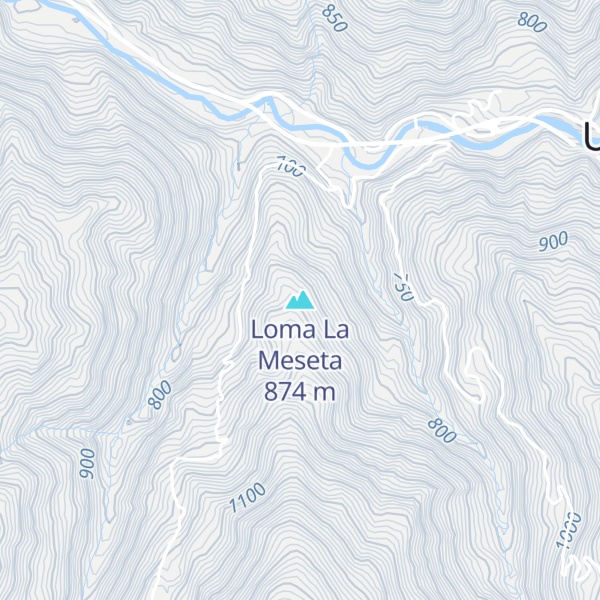 Map of Loma La Meseta