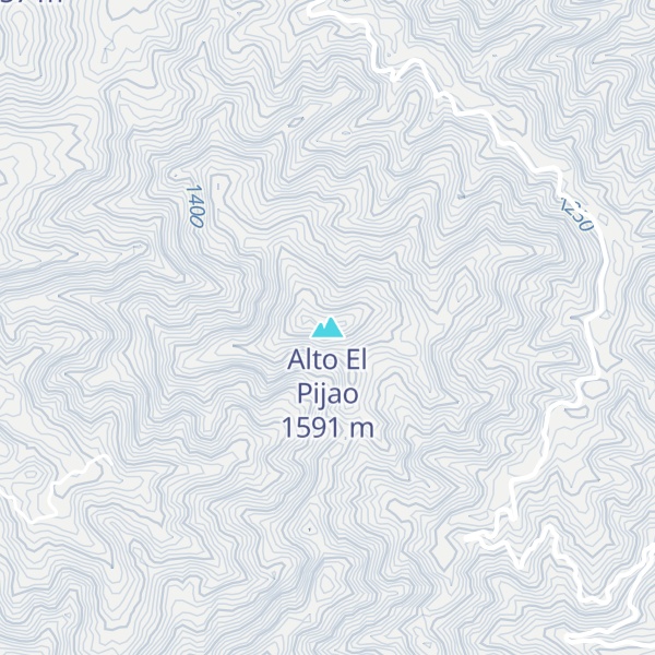 Map of Alto El Pijao