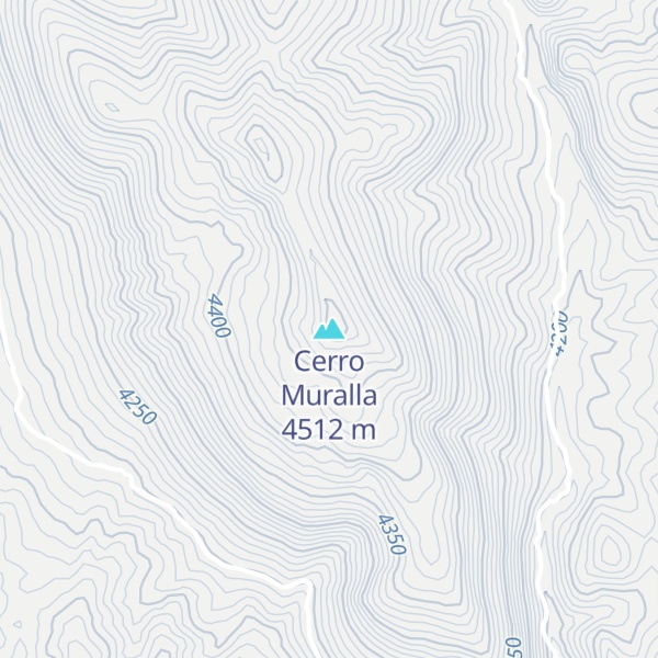 Map of Cerro Muralla