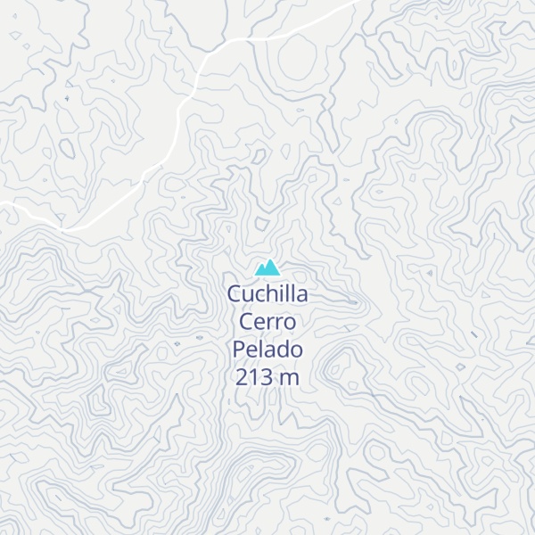 Map of Cuchilla Cerro Pelado