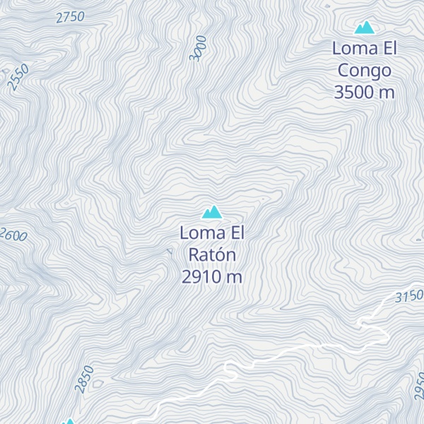 Map of Loma El Ratón