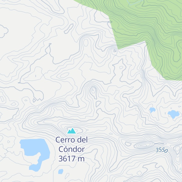 Map of Cerro del Valero