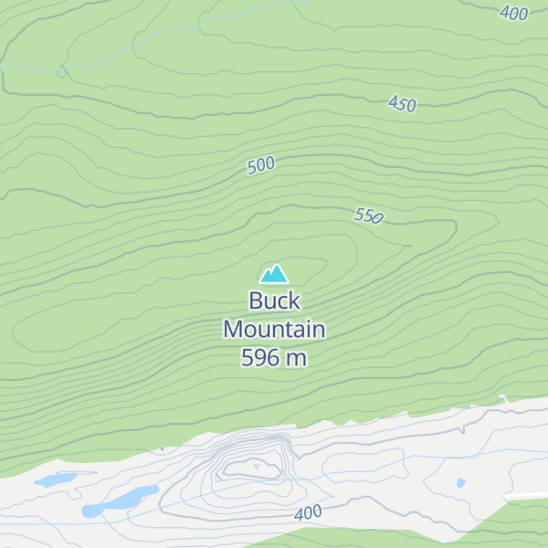 Map of Buck Mountain