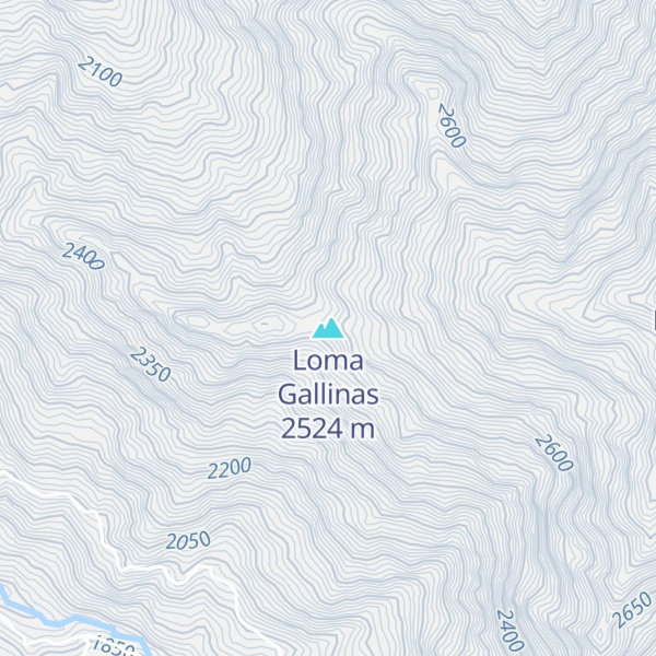 Map of Loma Gallinas