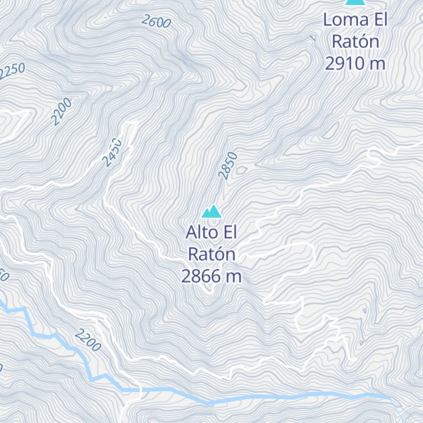 Map of Alto El Ratón